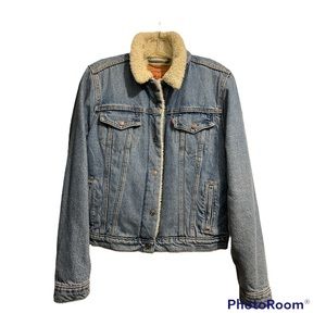 Levi Sherpa Jean Jacket